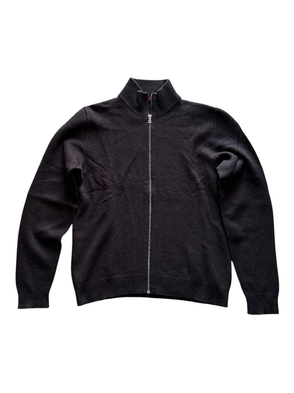 Prada Vintage Wool Brown Zip Sweater
